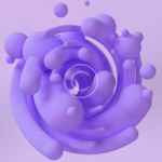 Magenta Bubbles